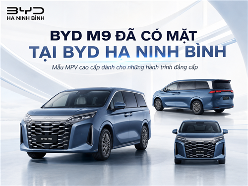 BYD M9 chính thức có mặt tại BYD Phú Thọ – “Dinh thự di động” dành cho những hành trình đẳng cấp