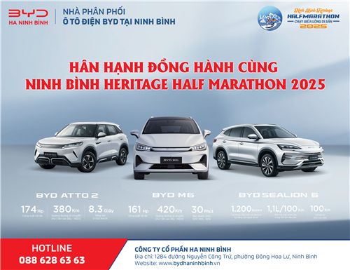 THƯ MỜI THAM DỰ SỰ KIỆN TRƯNG BÀY & LÁI THỬ XE Ô TÔ ĐIỆN BYD Phú Thọ